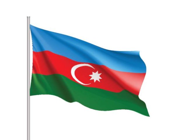 Azerbaijan флаг вектор