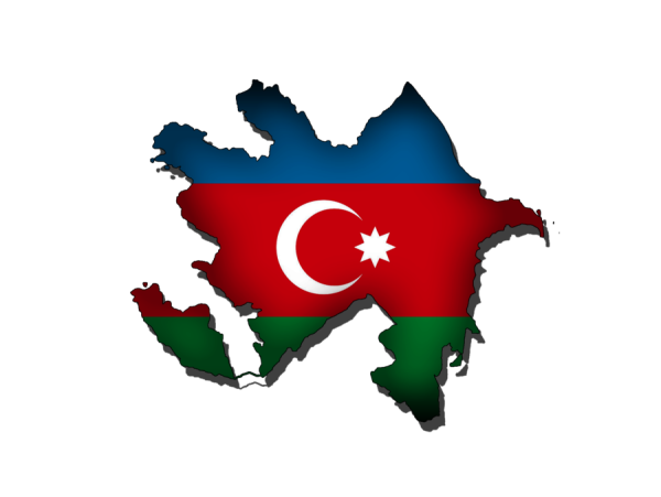 Карта Азербайджана флаг Азербайджана