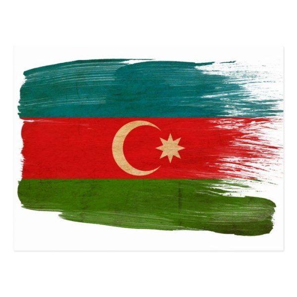 Флаг Азейбарджан