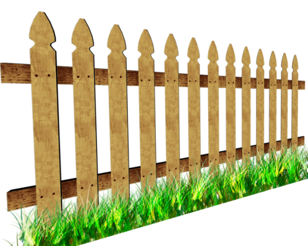 Забор нарисованный