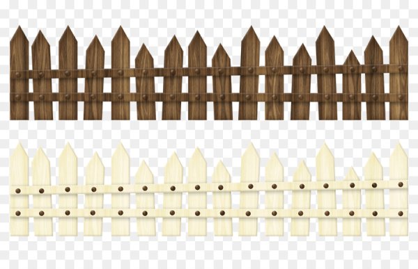 Заборчик на белом фоне