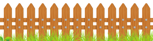 Забор для огорода без фона