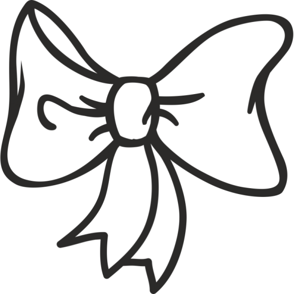 Бант -брошь