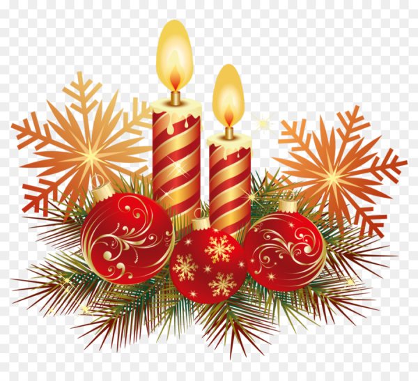 Новогодние атрибуты вектор