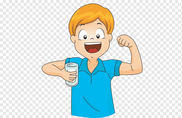 Человек пьет воду мульт