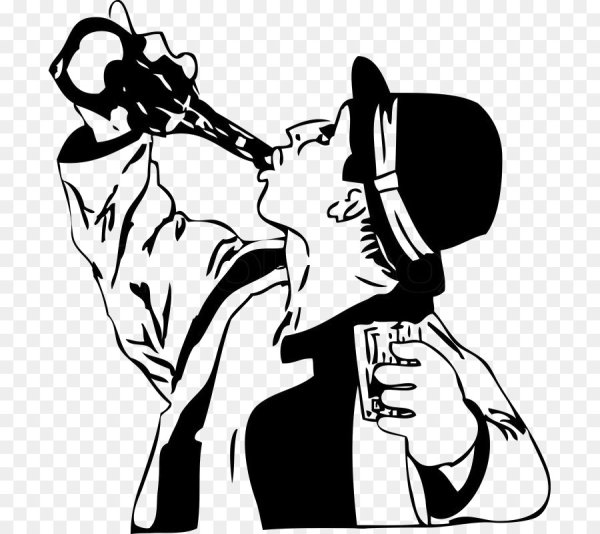 Пьянство белый фон