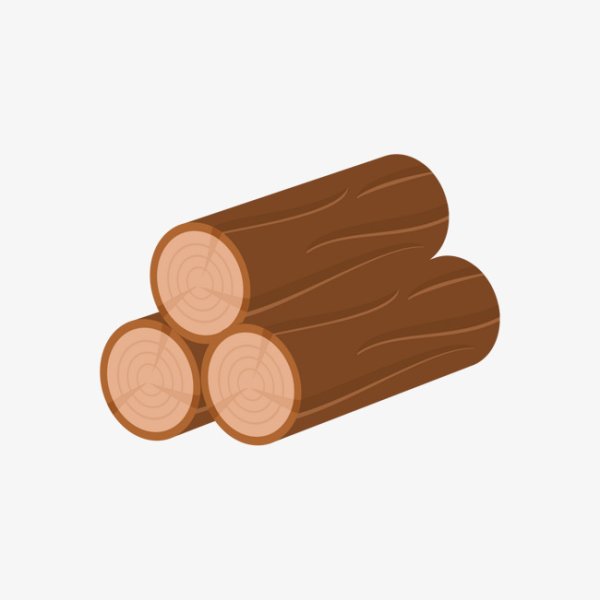 Бревно мультяшное