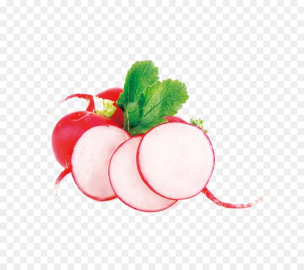 Редиска на тарелке