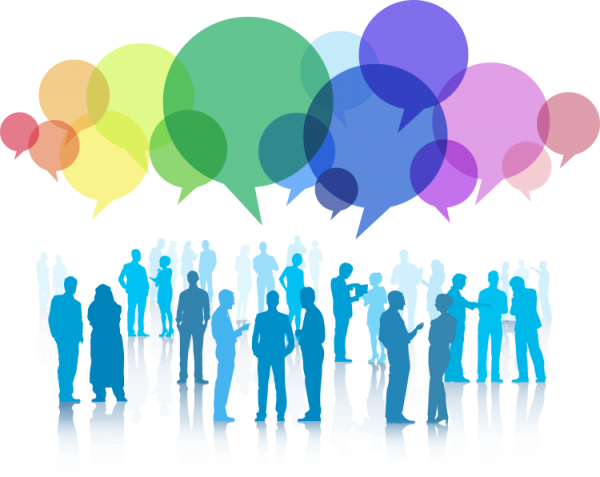 Фон для презентации общение