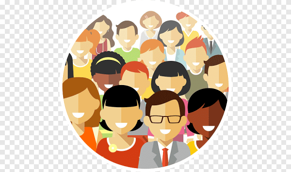 Много людей вектор