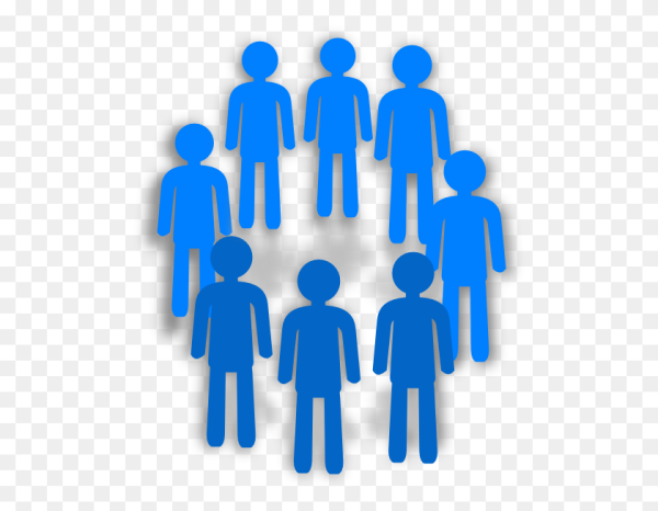 Население на белом фоне