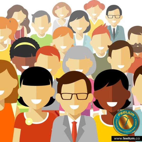 Много людей вектор