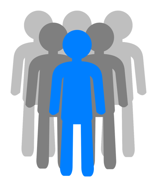 Человек схематично