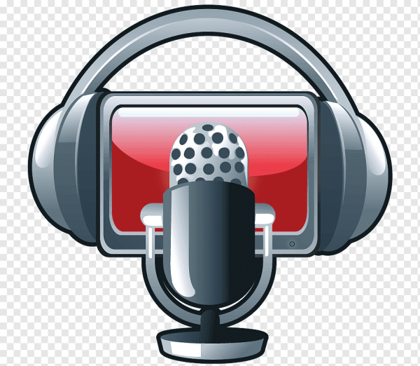 Иконка микрофон с наушниками