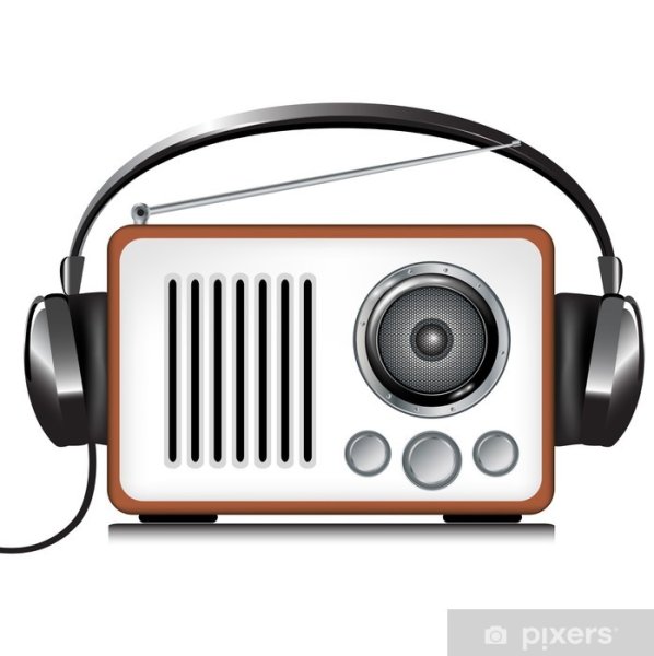 Радиовещание трафарет