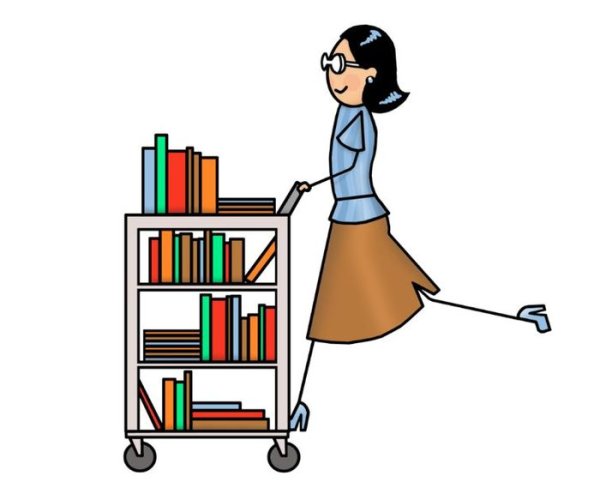 Мультяшные библиотекари