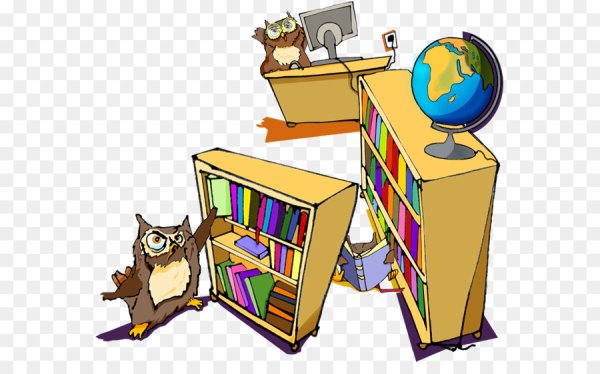 Рисунок библиотекарь в библиотеке