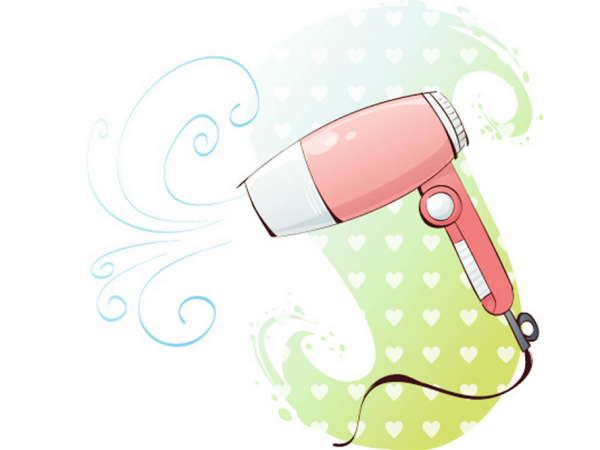 Фен для детей на прозрачном фоне