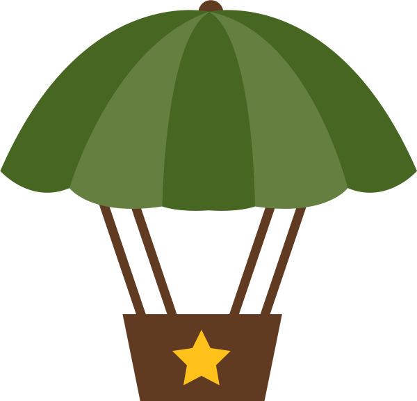 Воздушный шар с корзиной