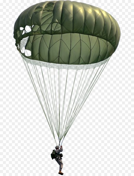 Параплан на прозрачном фоне