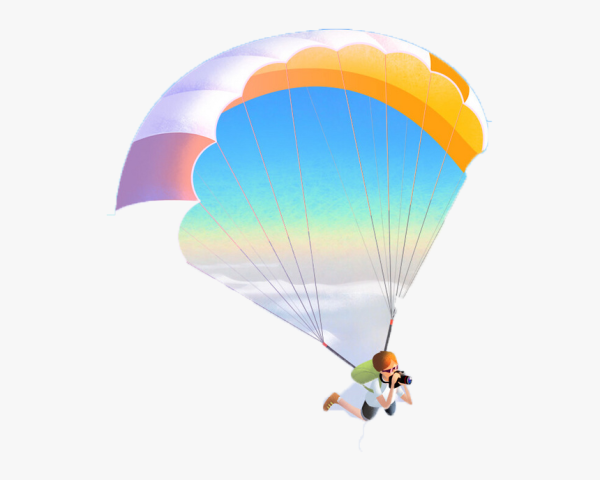 Парашют наклейка