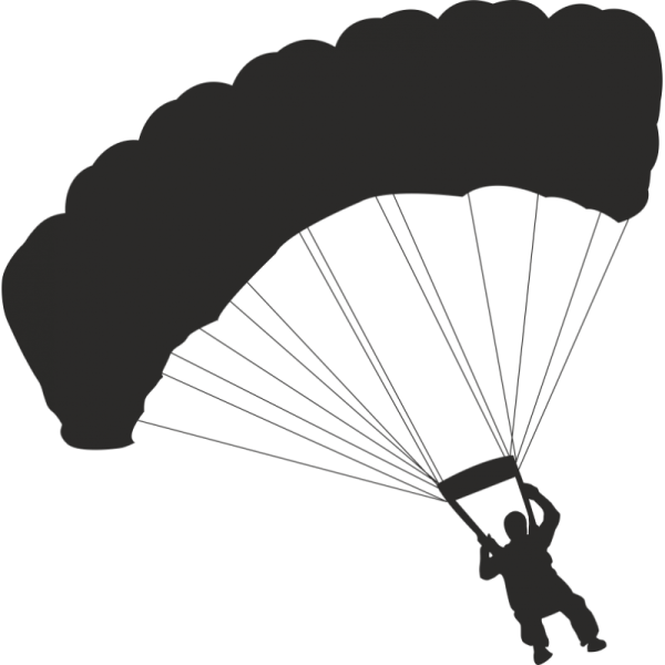 Парашютист мультяшный