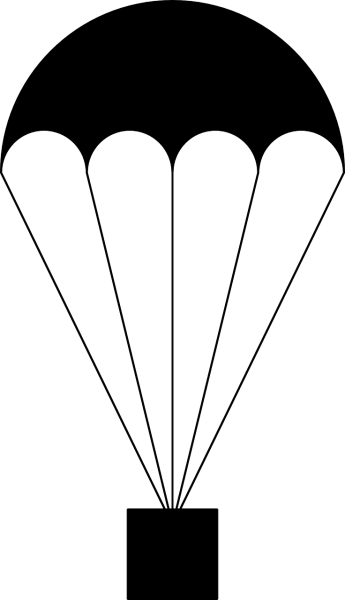 Нарисовать парашют