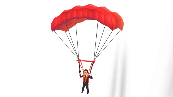 Парашютист вектор