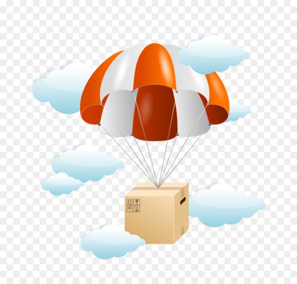 Парашютист силуэт