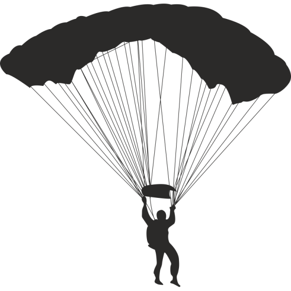 Нарисовать парашют