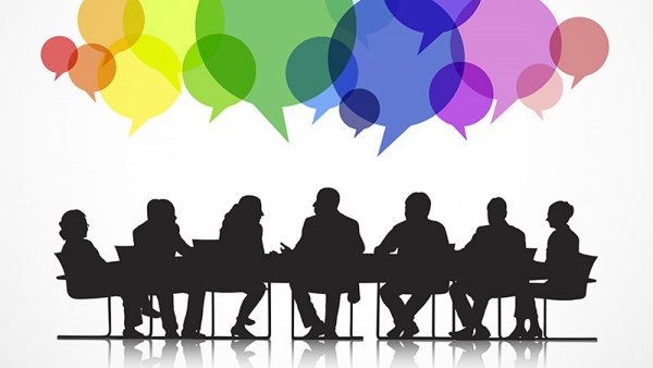 Собрание людей вектор