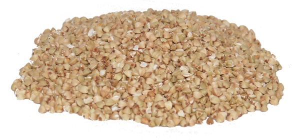 Гречневая крупа на прозрачном фоне