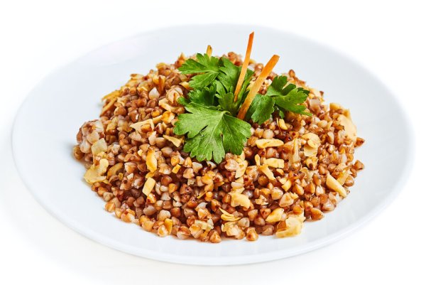 Гречка с шампиньонами