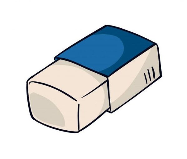 Школьные принадлежности ластик