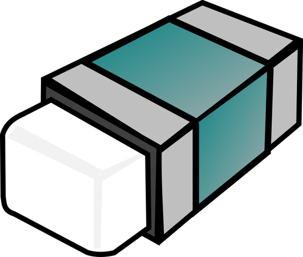 Стирательная резинка без фона