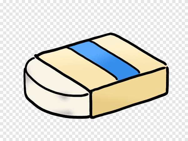 Стирательная резинка без фона