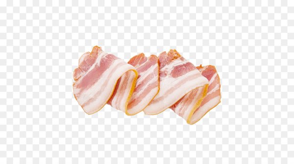 Бекон на белом фоне