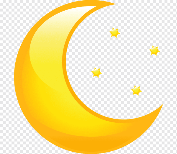 Месяц мультяшный