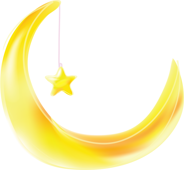 Месяц без фона