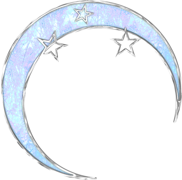 Луна месяц на прозрачном фоне