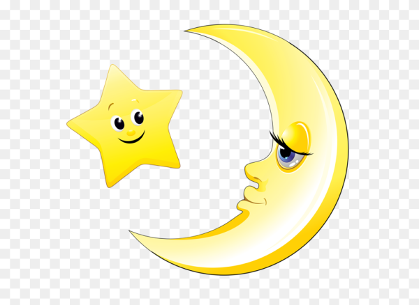 Луна мультяшная