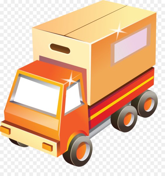 Машинка грузовик вектор