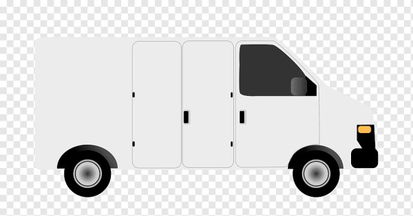 Фургон рисунок на белом фоне