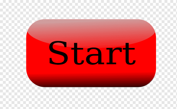Кнопка старт на прозрачном фоне