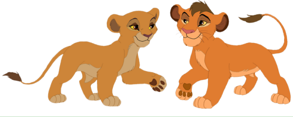 Король Лев львята в полный рост