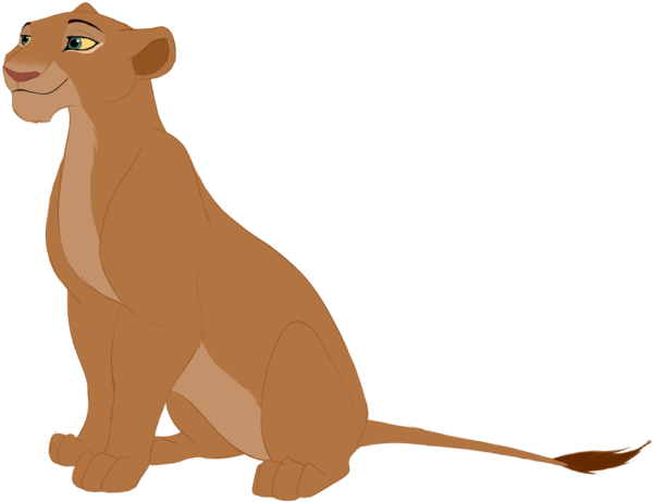 Киара из Король Лев на белом фоне