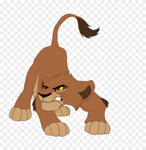 Нала и шрам без фона