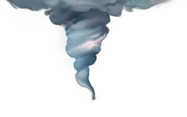 Ураган на белом фоне