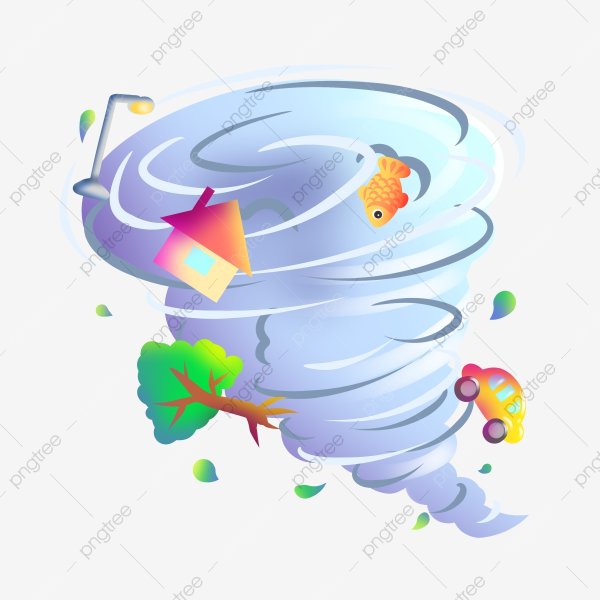 Tornado weather vector