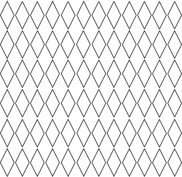 Черно белые ромбы